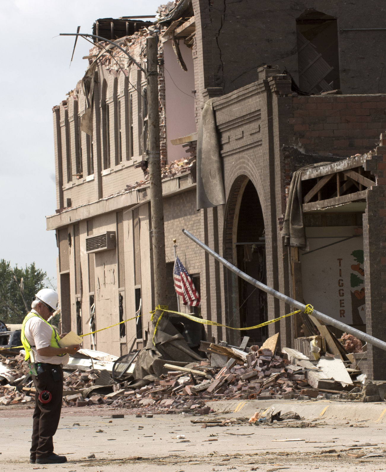 Pilger tornado damage